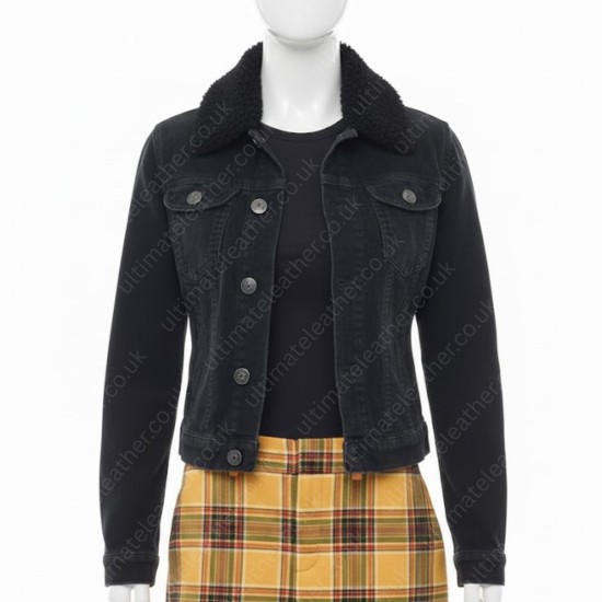 Brassic Erin Croft (Michelle Keegan) Black Denim Jacket