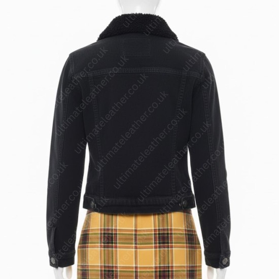 Brassic Erin Croft (Michelle Keegan) Black Denim Jacket