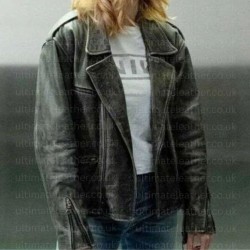 Captain Marvel Brie Larson (Carol Danvers) Black Leather Jacket