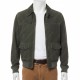 David Beckham Green Suede Leather Jacket David Beckham Green Suede Leather Jacket