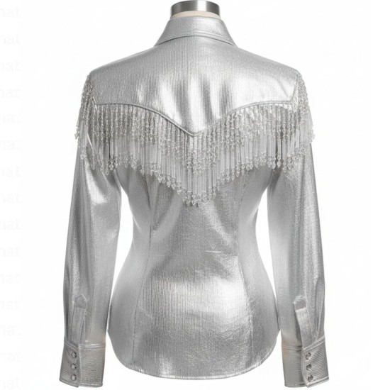 Dolly Parton White Fringe Jacket Dolly Parton White Fringe Jacket