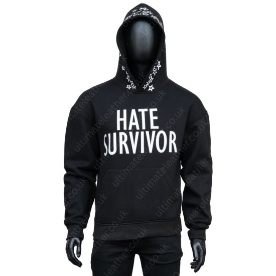 Drake Hate Survivor Oversized Hoodie Drake Hate Survivor Oversized Hoodie