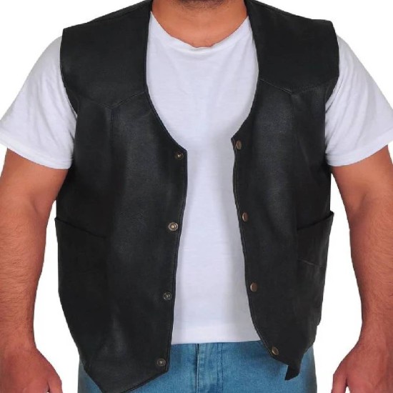 The Fate of the Furious Dwayne Johnson (Hobbs) Leather Vest The Fate of the Furious Dwayne Johnson (Hobbs) Leather Vest