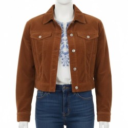 Firefly Lane Katherine Heigl (Tully Hart) Brown Cotton Jacket