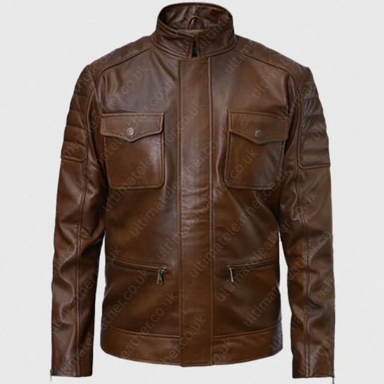 Boss Level Frank Grillo (Roy Pulver) Leather Jacket Boss Level Frank Grillo (Roy Pulver) Leather Jacket