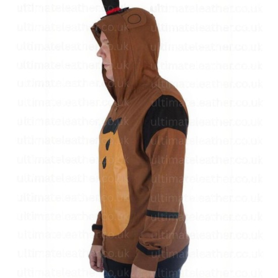 Five Nights at Freddy's 2023 Freddy Fazbear's Unisex Hoodie Jacket Five Nights at Freddy's 2023 Freddy Fazbear's Unisex Hoodie Jacket