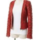 Hannah Montana Miley Cyrus (Miley Stewart) Red Leather Jacket Hannah Montana Miley Cyrus (Miley Stewart) Red Leather Jacket