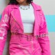 Heartbreak High Amerie Wadia (Ayesha Madon) Pink Leather Jacket Heartbreak High Amerie Wadia (Ayesha Madon) Pink Leather Jacket