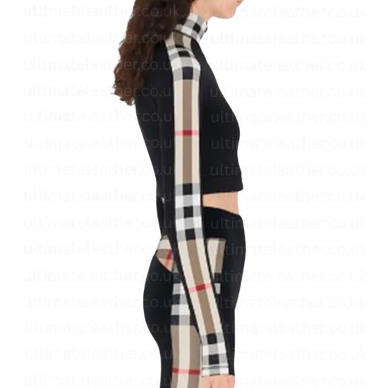 Bel-Air Hilary Banks (Coco Jones) Plaid Sleeves Jacket Bel-Air Hilary Banks (Coco Jones) Plaid Sleeves Jacket