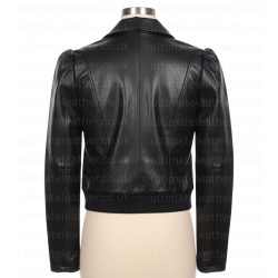 Home Economics Karla Souza (Marina) Leather Bomber Jacket Home Economics Karla Souza (Marina) Leather Bomber Jacket