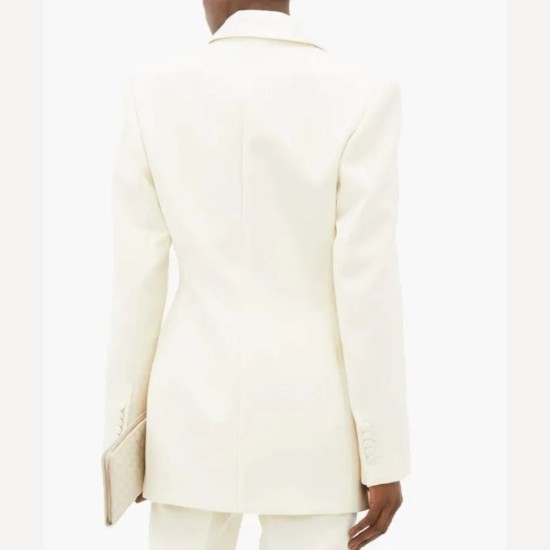 Ted Lasso S03 Jodi Balfour (Jack Danvers) White Blazer Ted Lasso S03 Jodi Balfour (Jack Danvers) White Blazer