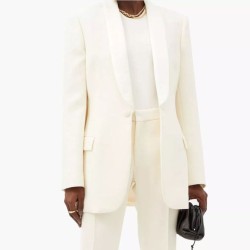 Ted Lasso S03 Jodi Balfour (Jack Danvers) White Blazer