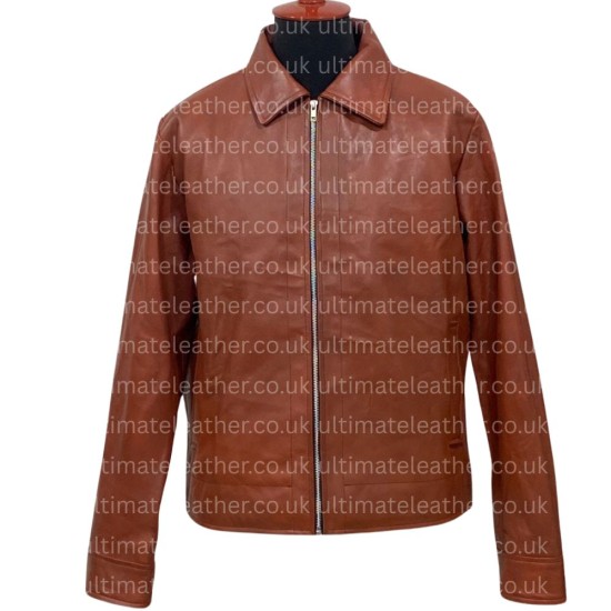 John Wick Keanu Reeves Brown Leather Jacket
