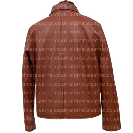 John Wick Keanu Reeves Brown Leather Jacket