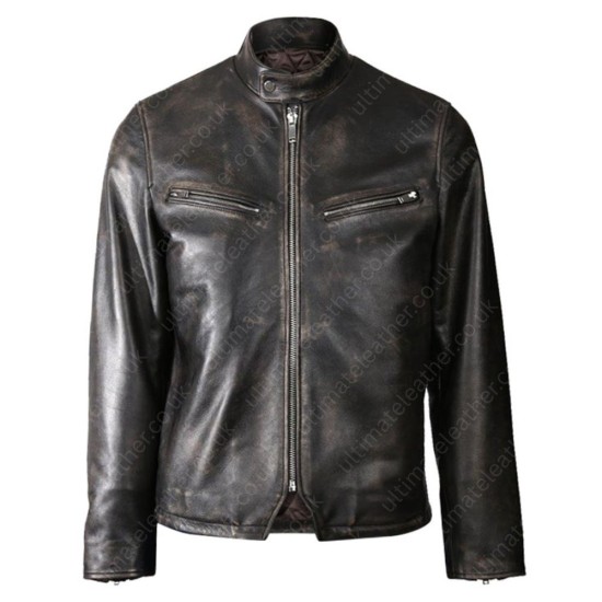 Justin Theroux Vintage Leather Jacket Justin Theroux Vintage Leather Jacket