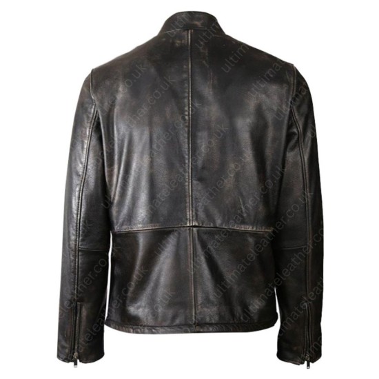 Justin Theroux Vintage Leather Jacket Justin Theroux Vintage Leather Jacket