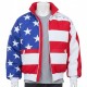 Kanye West's American Flag Cotton Jacket Kanye West's American Flag Cotton Jacket