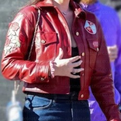 Super Bowl 2024 Lana Del Rey Leather Jacket