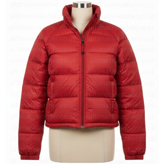 Laura Linney Red Puffer Jacket Laura Linney Red Puffer Jacket