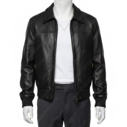MFW 2023 Ryan Gosling Leather Jacket MFW 2023 Ryan Gosling Leather Jacket