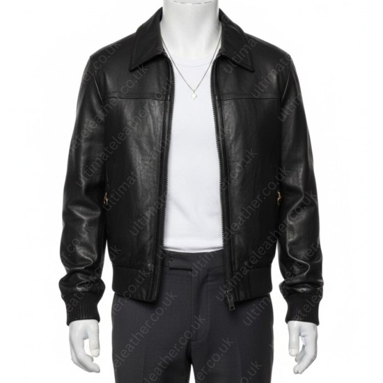 MFW 2023 Ryan Gosling Leather Jacket