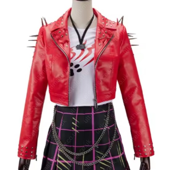 Monster High 2 Toralei Stripe (Salena Qureshi) Red Leather Jacket Monster High 2 Toralei Stripe (Salena Qureshi) Red Leather Jacket
