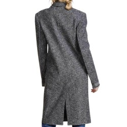 Russian Doll Natasha Lyonne (Nadia Vulvokov) Grey Wool Coat