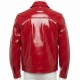 Drake On the Radar Freestyle Red Leather Jacket Drake On the Radar Freestyle Red Leather Jacket