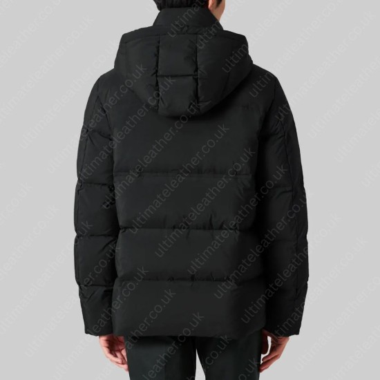 Ruben Amorim Hooded Black Jacket Ruben Amorim Hooded Black Jacket