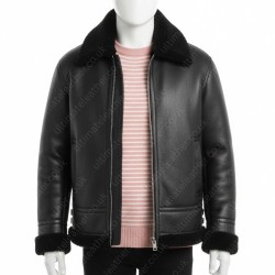 Ryan Gosling Shearling Leather Jacket