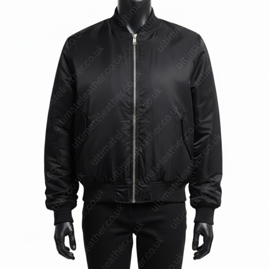 Shoresy S02 Blair Lamora (Ziigwan) Black Bomber Jacket Shoresy S02 Blair Lamora (Ziigwan) Black Bomber Jacket