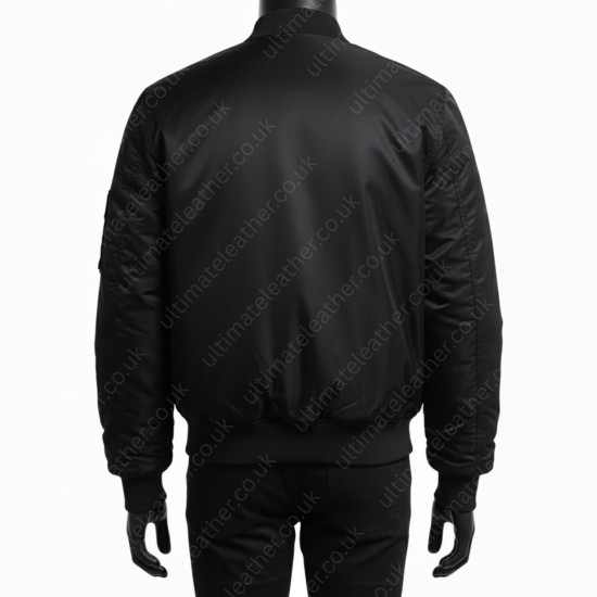 Shoresy S02 Blair Lamora (Ziigwan) Black Bomber Jacket Shoresy S02 Blair Lamora (Ziigwan) Black Bomber Jacket