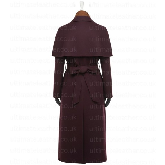 Slow Horses S03 Kristin Scott Thomas (Diana Taverner) Maroon Coat Slow Horses S03 Kristin Scott Thomas (Diana Taverner) Maroon Coat