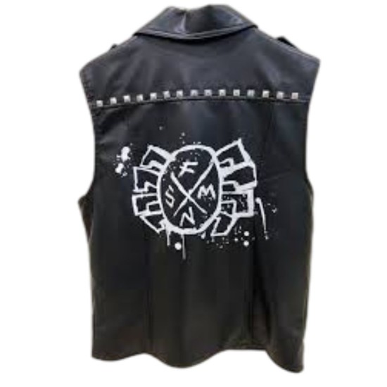 Spider-Man: Across the Spider-Verse Spider-Punk Leather Vest Spider-Man: Across the Spider-Verse Spider-Punk Leather Vest