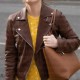 Moonflower Murders Lesley Manville (Susan Ryeland) Leather Jacket