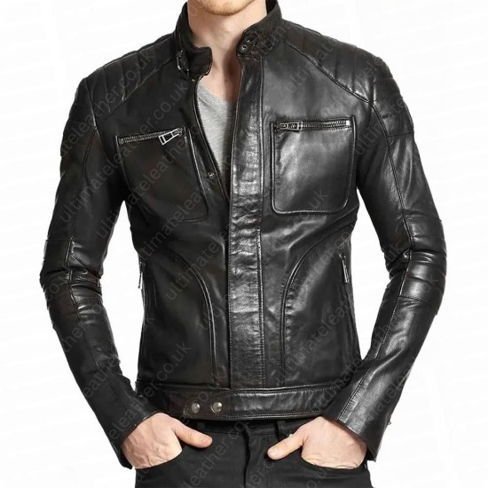 S.W.A.T. S03 Jim Street (Alex Russell) Black Leather Jacket S.W.A.T. S03 Jim Street (Alex Russell) Black Leather Jacket