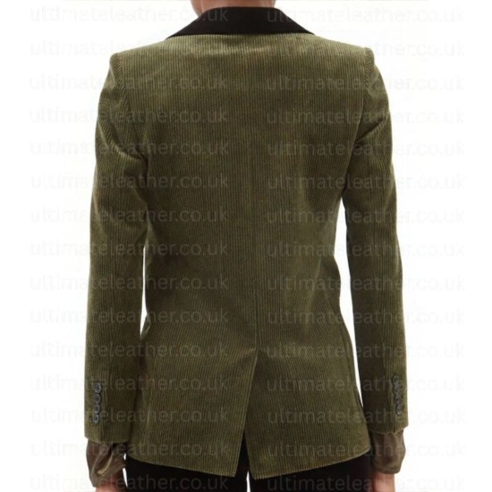 The Adam Project Jennifer Garner (Ellie Reed) Green Corduroy Blazer