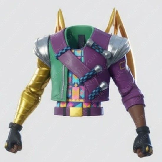 Video Game Major Lazer Fortnite Leather Jacket