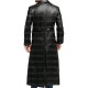 WW2 German Classic Officer Military Uniform Black Trench Coat