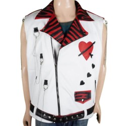 Shawn Michaels WWE White Leather Vest