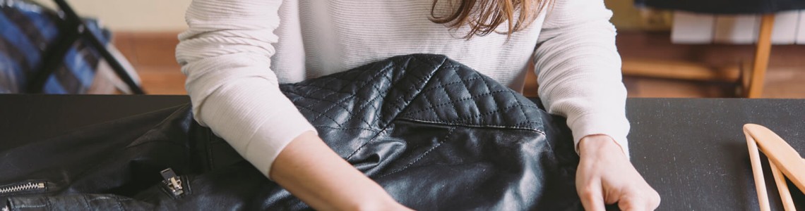 How do you take care of a leather jacket?