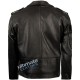 Men’s Black Leather Motorcycle Jacket