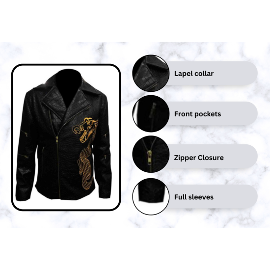 Suicide Squad Killer Croc (Adewale Akinnuoye-Agbaje) Leather Jacket