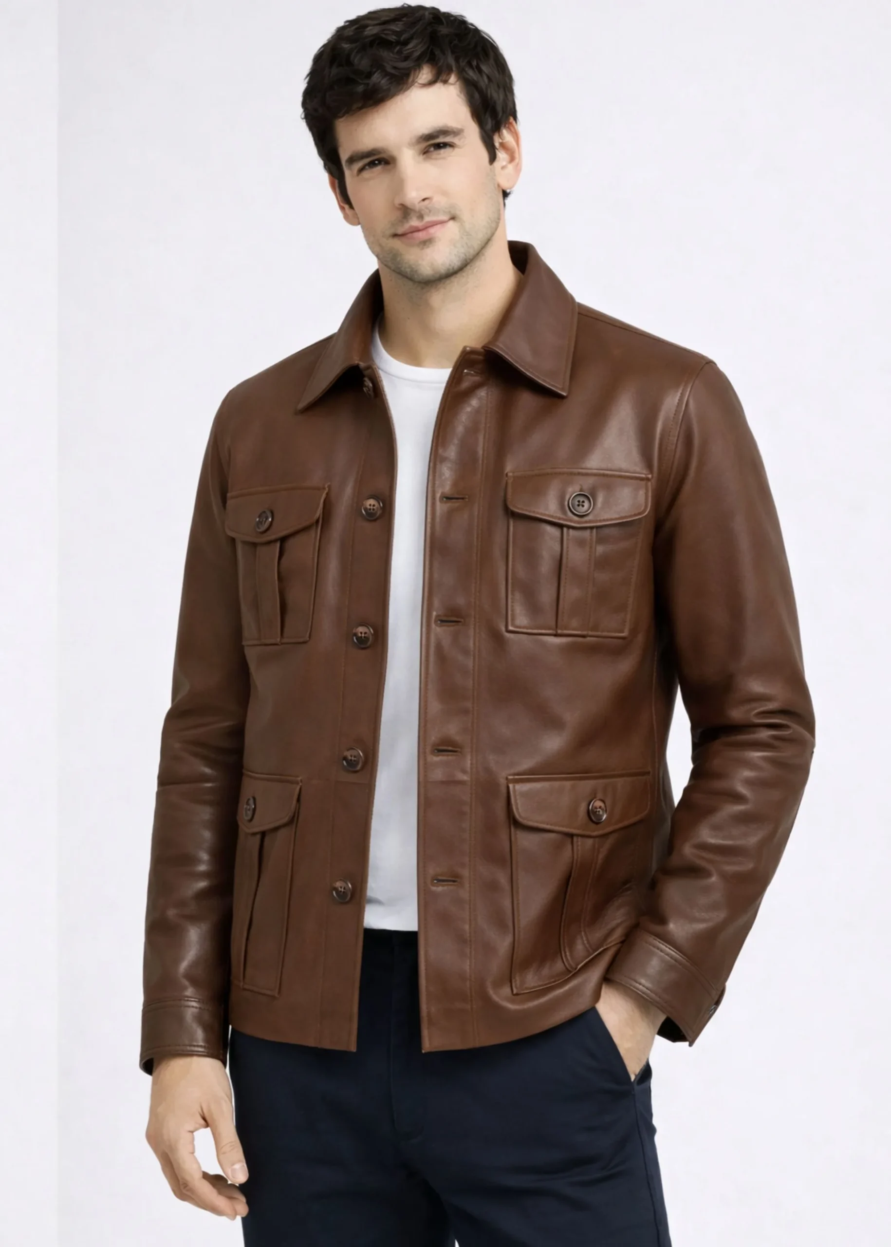 mens-brown-cognac-leather-field-jacket.webp